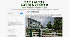Desktop Screenshot of baylaurelgardencenter.com